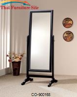 Accent Mirrors Black Rectangular Cheval Mirror by Coaster Furniture 