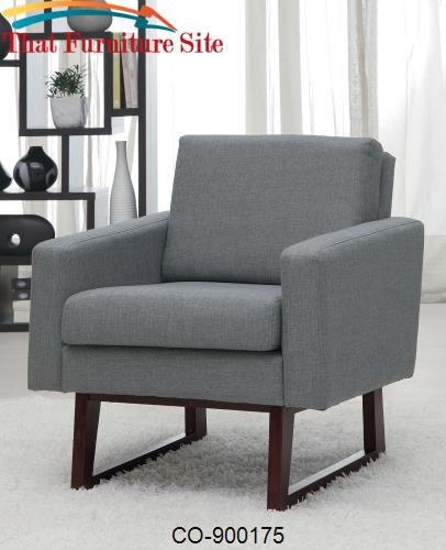 Accent  Chair  Shown in Gray by Coaster Furniture  | Austin