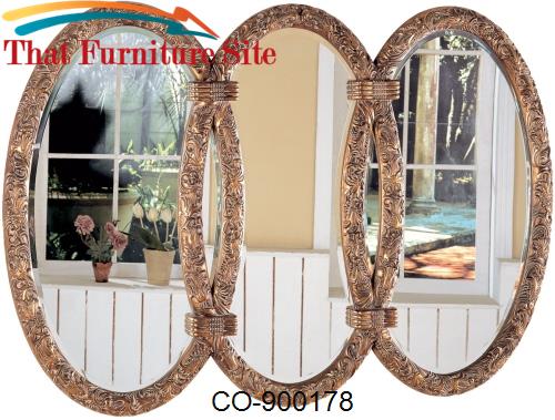 Accent Mirrors Triplet Mirror by Coaster Furniture  | Austin