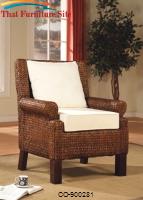 Accent Seating Banana Leaf Woven Chair by Coaster Furniture 