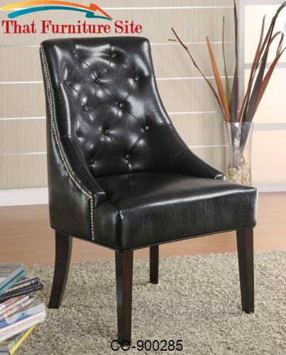 CHAIR (BLACK) by Coaster Furniture  | Austin