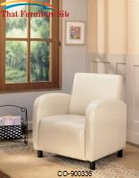 Accent Seating Vinyl Upholstered Arm Chair *D by Coaster Furniture 