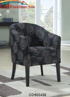 Dark Accent Chair by Coaster Furniture 