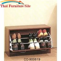 Accent Racks Cherry Single Shoe Rack by Coaster Furniture 