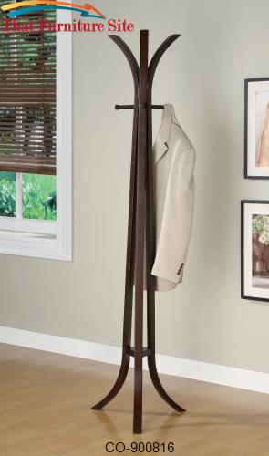 Coat Racks Contemporary Wood Coat Rack by Coaster Furniture  | Austin