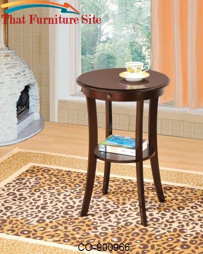 Round Accent Table by Coaster Furniture  | Austin