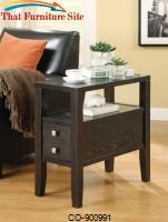 Accent Tables Casual Storage Chairside Table by Coaster Furniture 