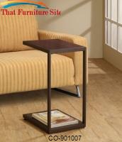 Accent Tables Dark Brown Rectangular Snack Table by Coaster Furniture 