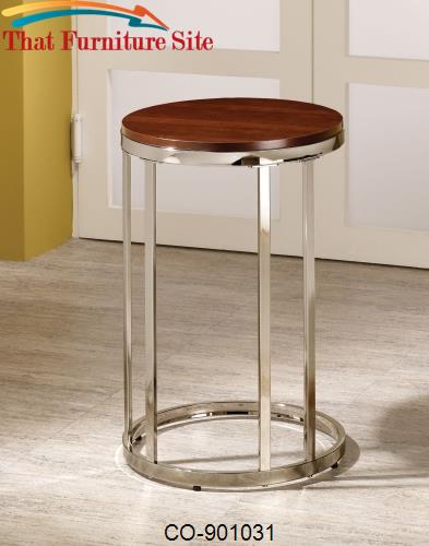 Chairside Table by Coaster Furniture  | Austin