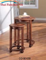 Nesting Tables 2 Piece Round Nesting Tables by Coaster Furniture 