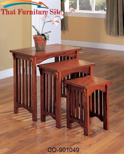 901049 3 Piece Nesting Table Table Set by Coaster Furniture  | Austin