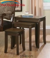 Nesting Tables 3 Piece Elegant Nesting Tables by Coaster Furniture 