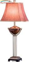 Table Lamps Table Lamp with Fabric Shade by Coaster Furniture 