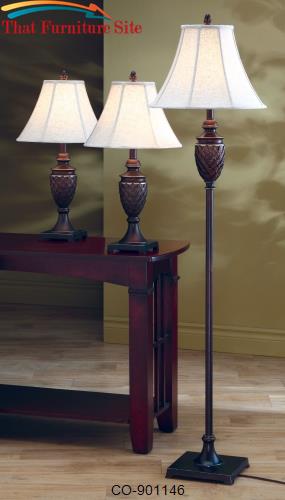 3PC SET LAMP by Coaster Furniture  | Austin