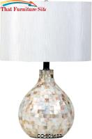 Table Lamps Mosaic Look Table Lamp by Coaster Furniture 