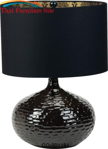 Table Lamps Contemporary Black Table Lamp by Coaster Furniture  | Aust