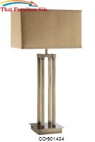 Table Lamps Contemporary Table Lamp with Linen Shade by Coaster Furniture 