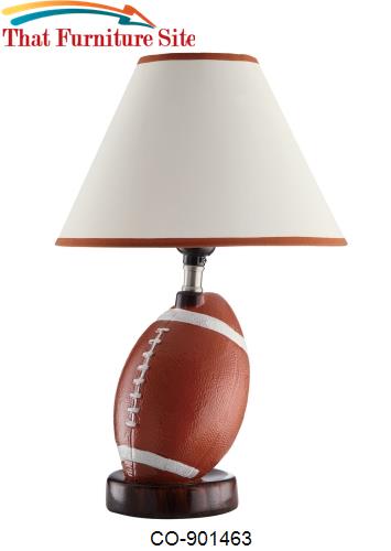 Table Lamps Football Table Lamp by Coaster Furniture  | Austin