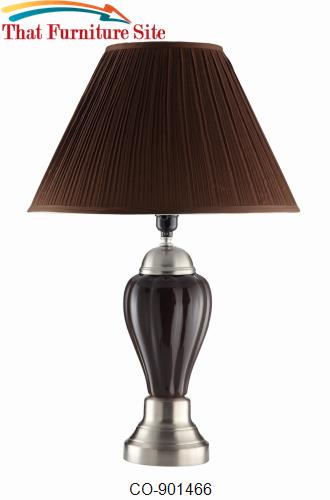 Table Lamps Coffee Finish Ceramic Table Lamp by Coaster Furniture  | A
