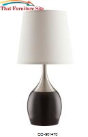 Table Lamps Modern Table Lamp with Color Block Style Base by Coaster Furniture 