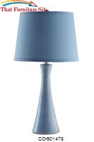 Table Lamps Blue Ceramic Table Lamp by Coaster Furniture 