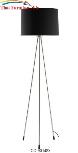 Floor Lamps Contemporary Tri-Pod Floor Lamp by Coaster Furniture  | Au