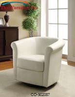 Accent Seating Barrel Back Swivel Accent Chair for Living Rooms by Coaster Furniture 