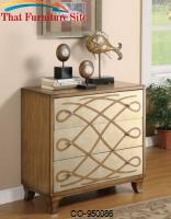 Accent Cabinets Scroll Front Accent Cabinet by Coaster Furniture 