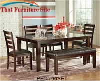 Sao Paulo Table With 4 Chairs by Pfc Furniture Industries 
