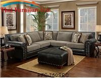 Avanti black combo sectional by Pfc Furniture Industries 