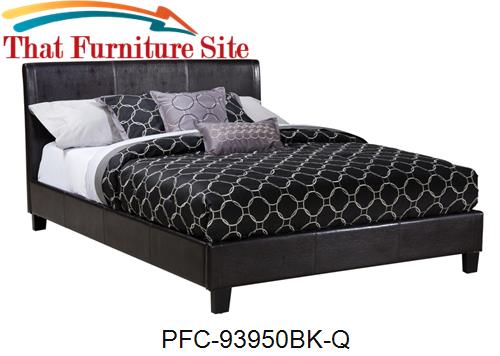 Black Bicast Queen Platform Bed by Pfc Furniture Industries  | Austin