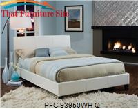Ivory Bicast Queen Platform Bed by Pfc Furniture Industries 