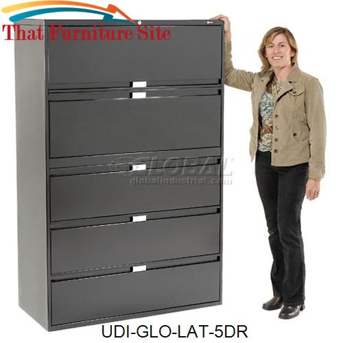 5 Drawer Lateral Cabinet by Global by Universal Discounters  | Austin
